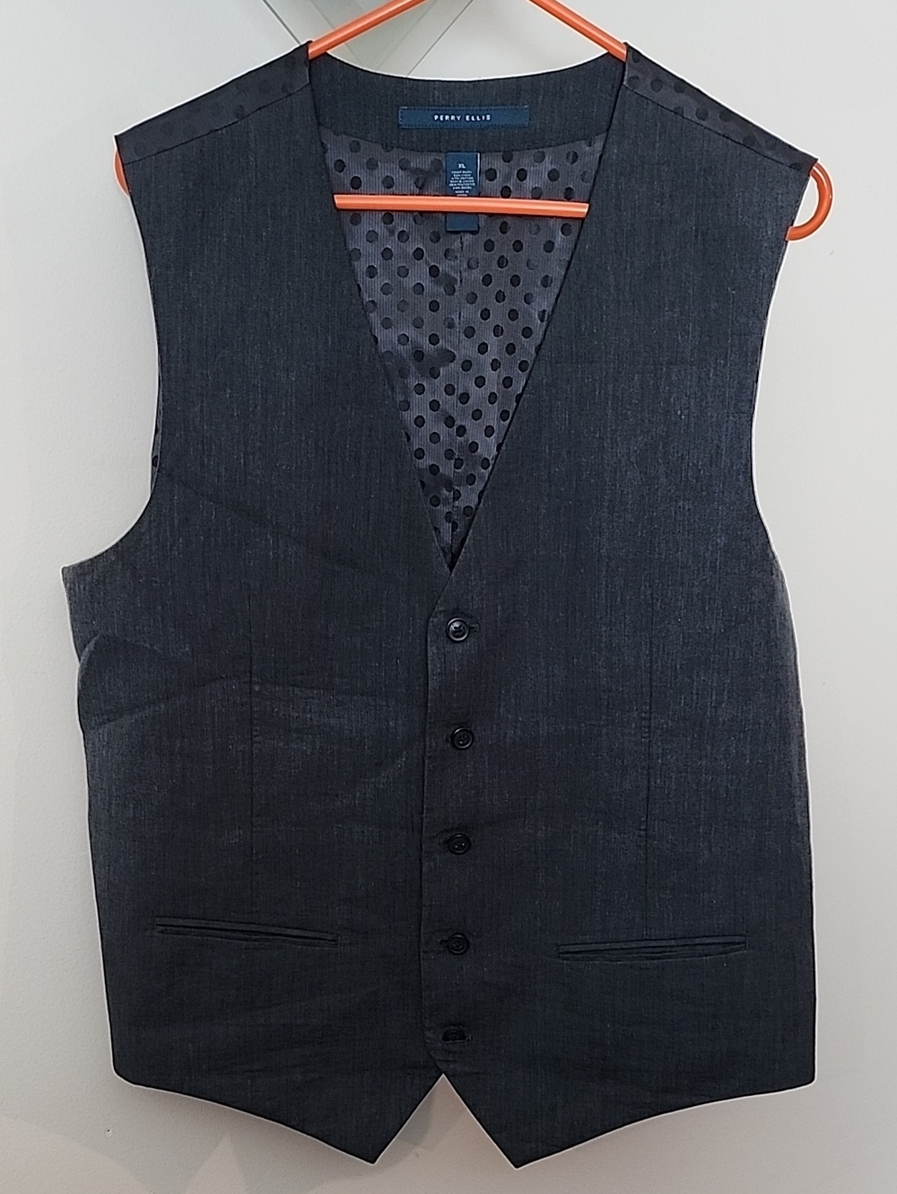 Perry Ellis Gray Suit Vest
